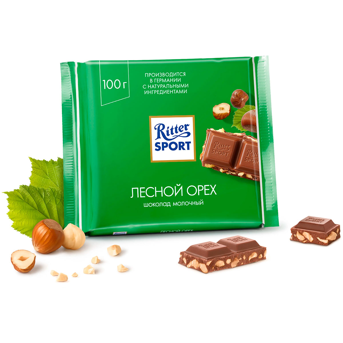 Шоколад Ritter Sport 100 г в ассортименте